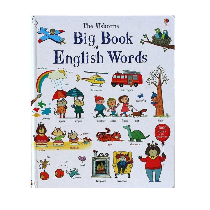 The Big Book Of English Words  - Kids Education Words review and price
