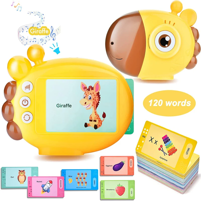 Giraffe Flash Card Reader Sigh - Kids Education Words review and price