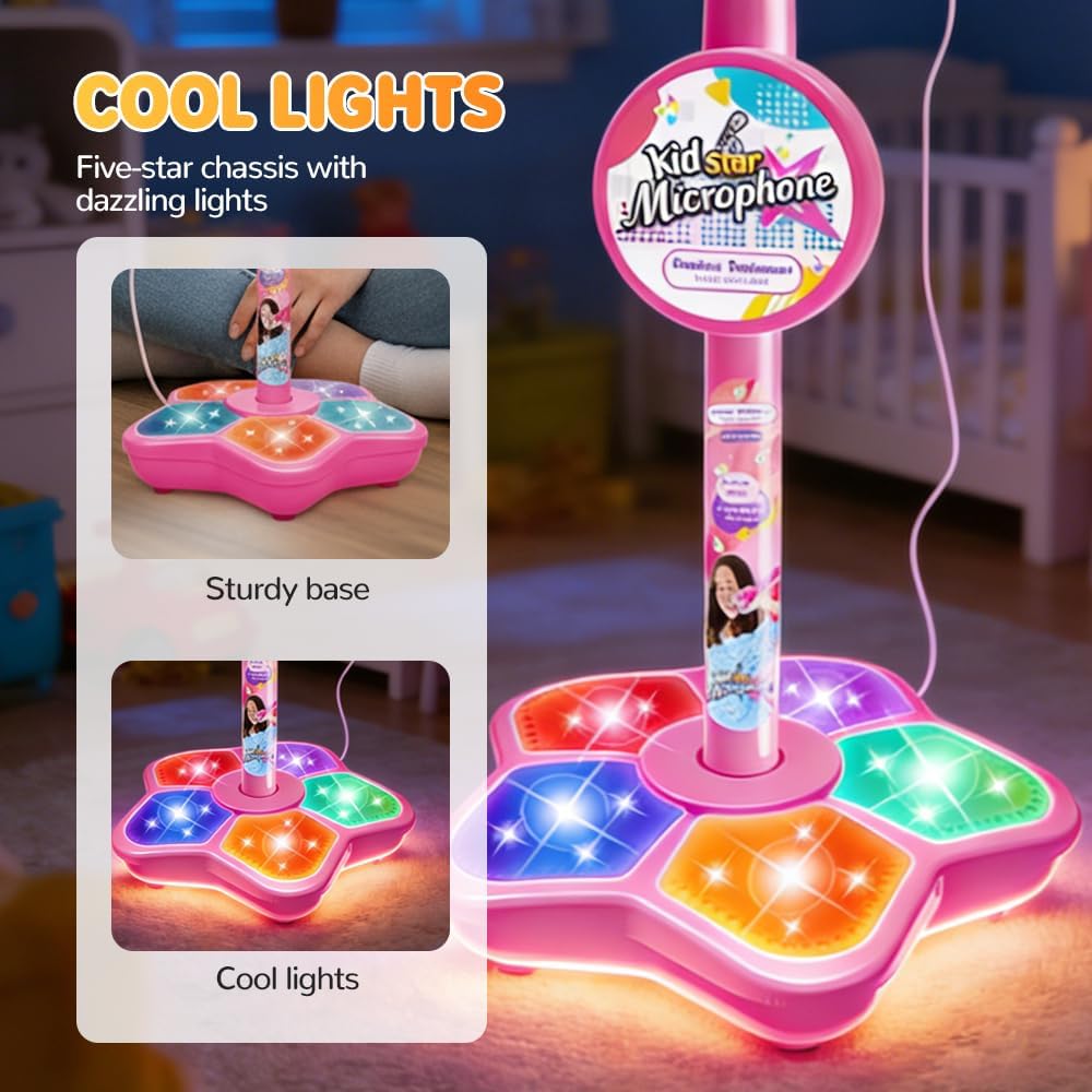 Kids Microphone Stand Toy Port - Kids Education Phone review and price