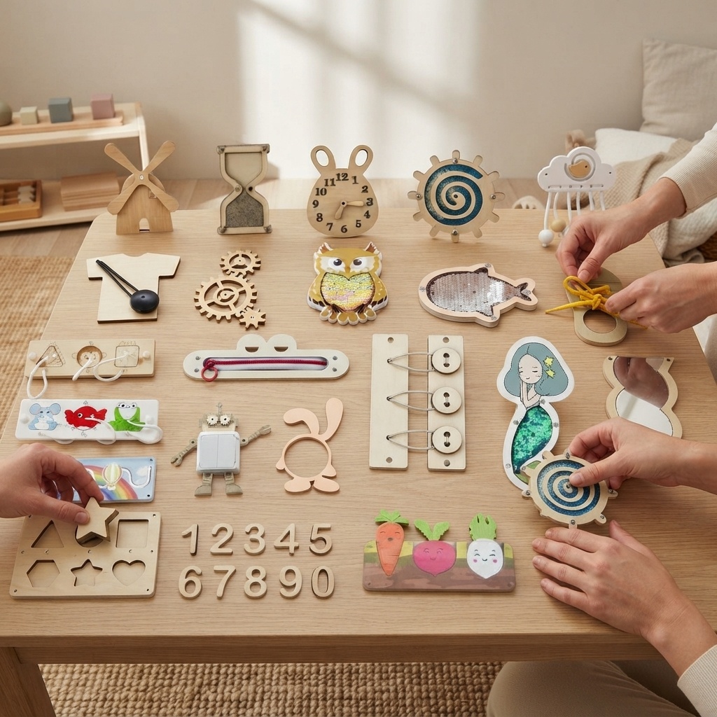 Hot Busy Board Montessori Wood - Kids Education Usa review and price