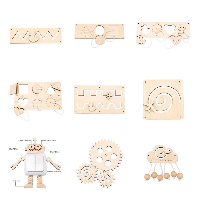 Montessori Busy Board DIY Wood - Kids Education Usa review and price