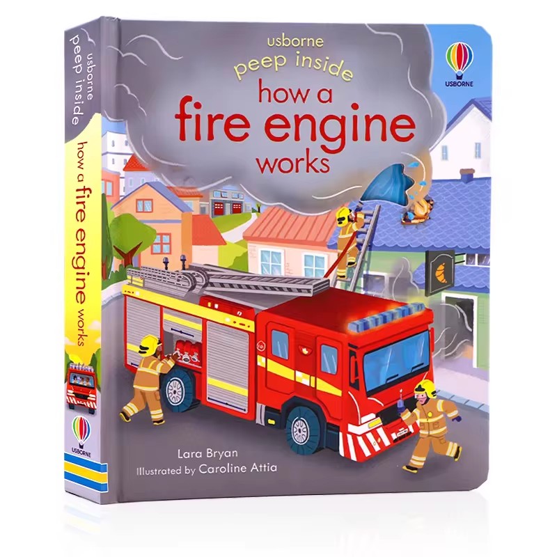 Usborne Peep Inside How A Fire - Kids Education Picture review and price