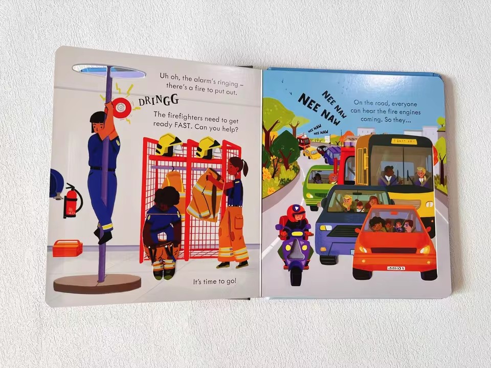 Usborne Peep Inside How A Fire - Kids Education Picture review and price