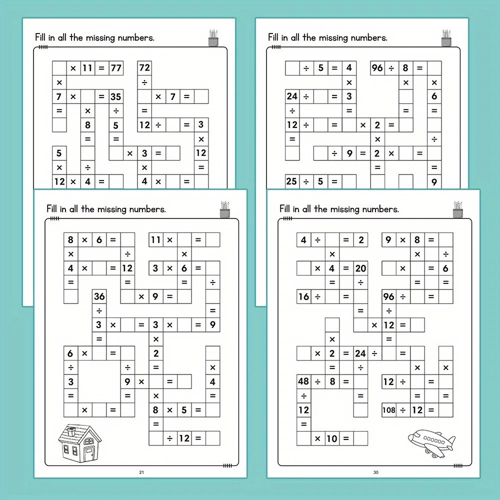 Math CrossWord Puzzles Game: 1 - Sight Word Game review and price