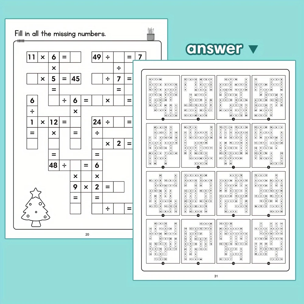 Math CrossWord Puzzles Game: 1 - Sight Word Game review and price