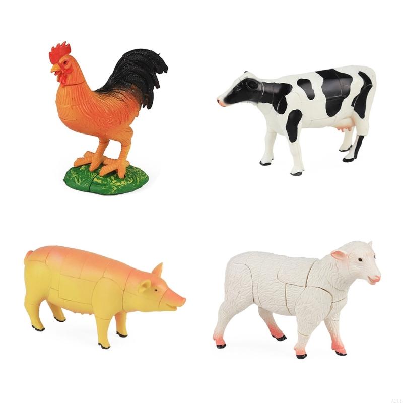 4D Animal Puzzle Building Anim - Kids Education Usa review and price