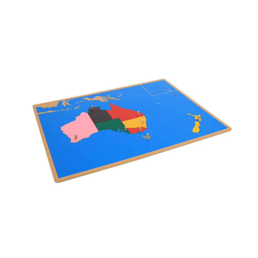 Wood Puzzle Map of Australia M - Kids Education In Australia review and price