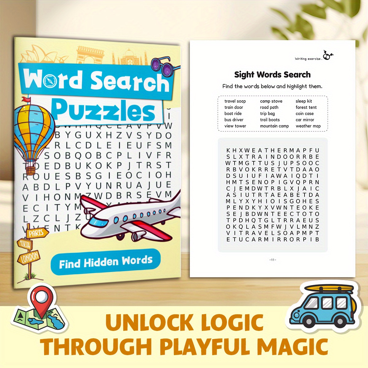 Word Hunt Puzzle Book for Kids - Sight Word Game review and price