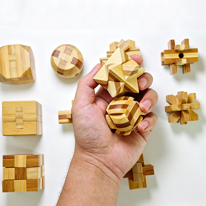 NEW 4.5CM Lu Ban Lock Puzzle B - Kids Education Yes review and price