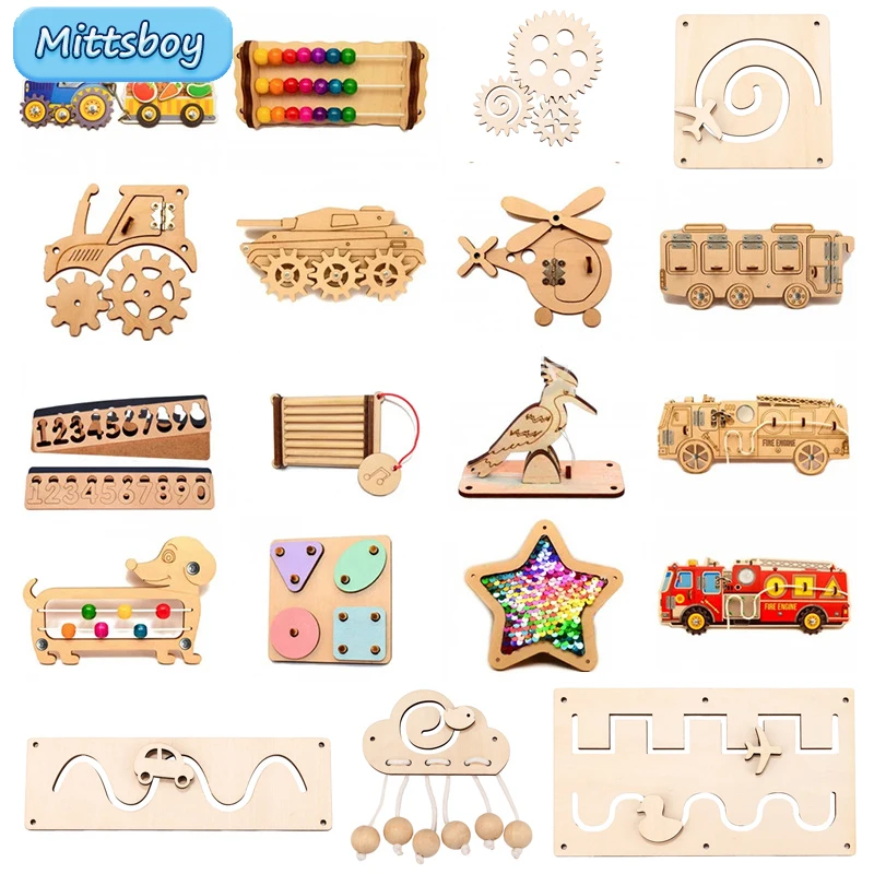 DIY Busy Board Montessori Hot  - Kids Education Usa review and price