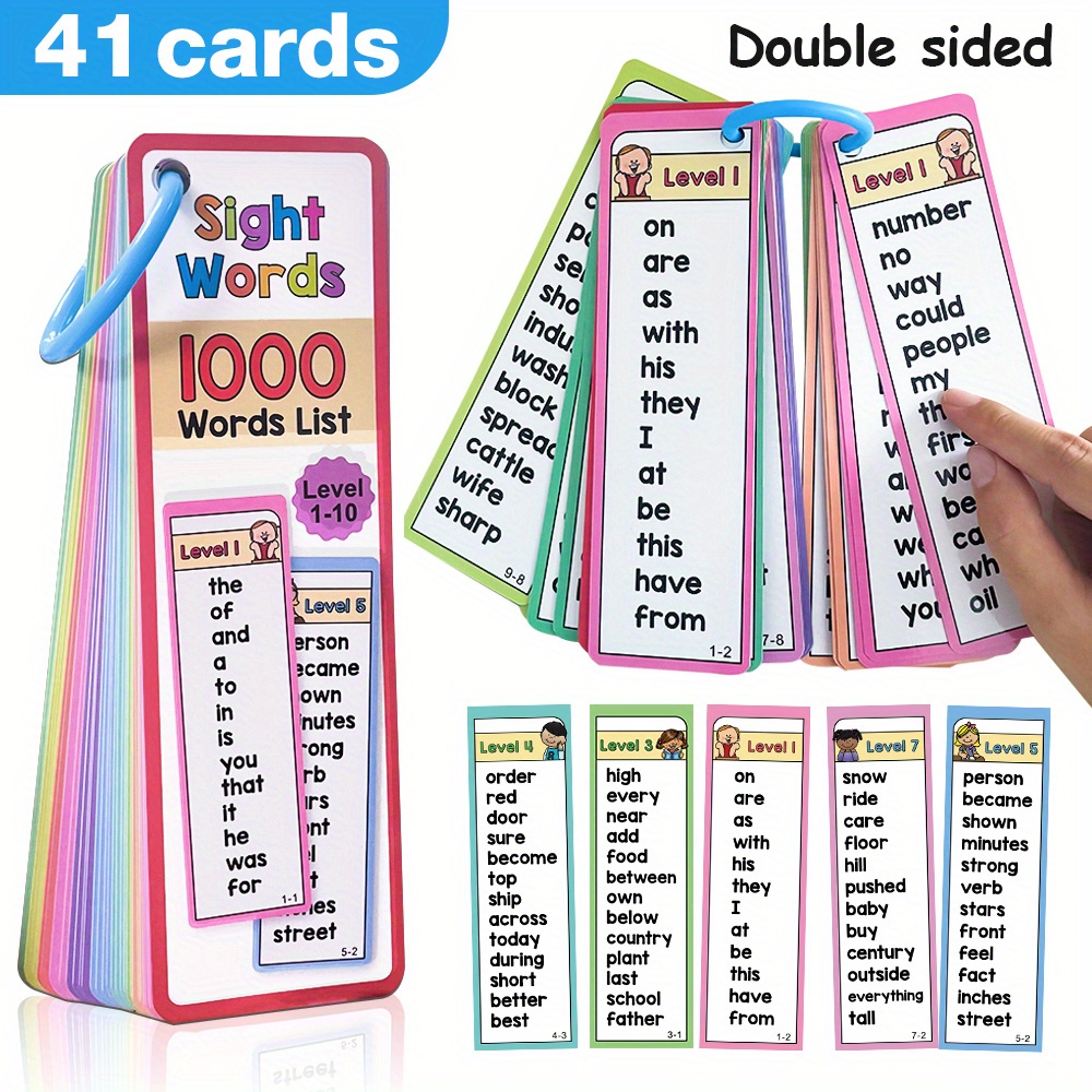 1000 Sight Words Flash Cards f - Kids Education Words review and price