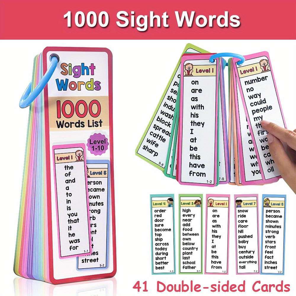 1000 Sight Words Flash Cards f - Kids Education Words review and price