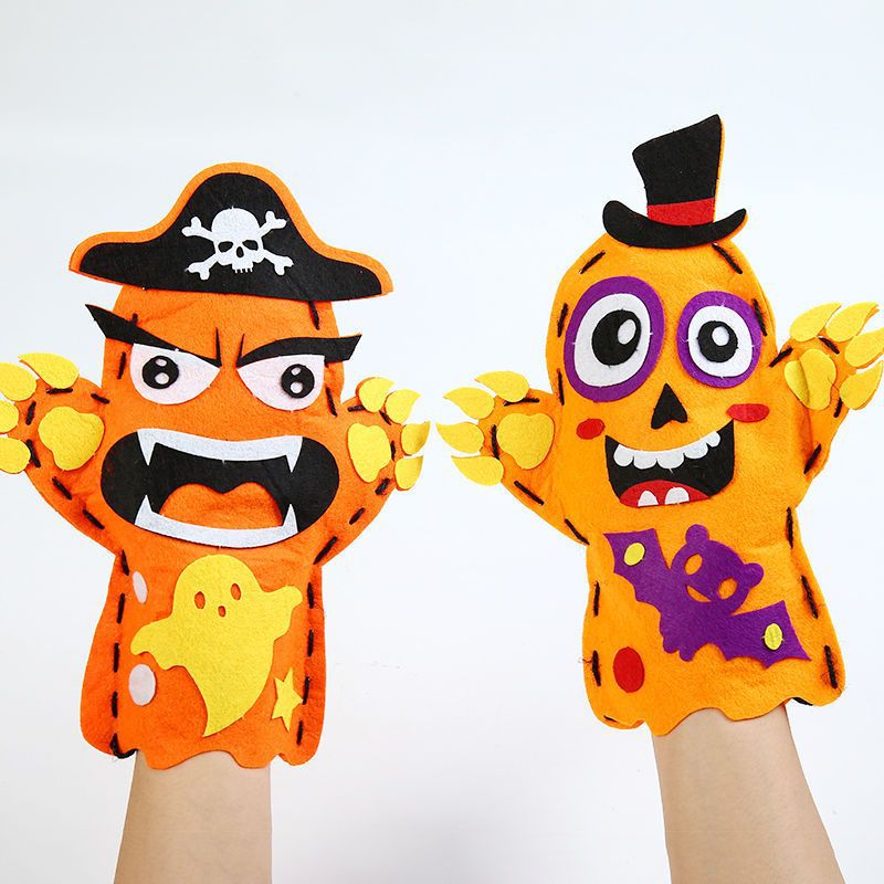 2Pcs Halloween Hand Puppet DIY - Kids Education Usa review and price