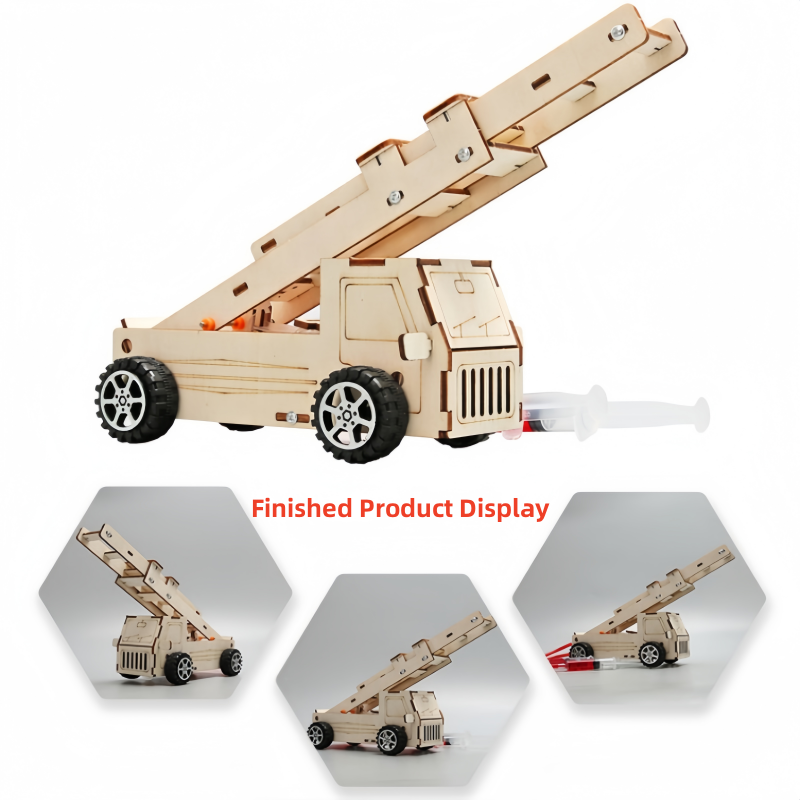 DIY Wood Ladder Fire Truck Mod - Kids Education Yes review and price