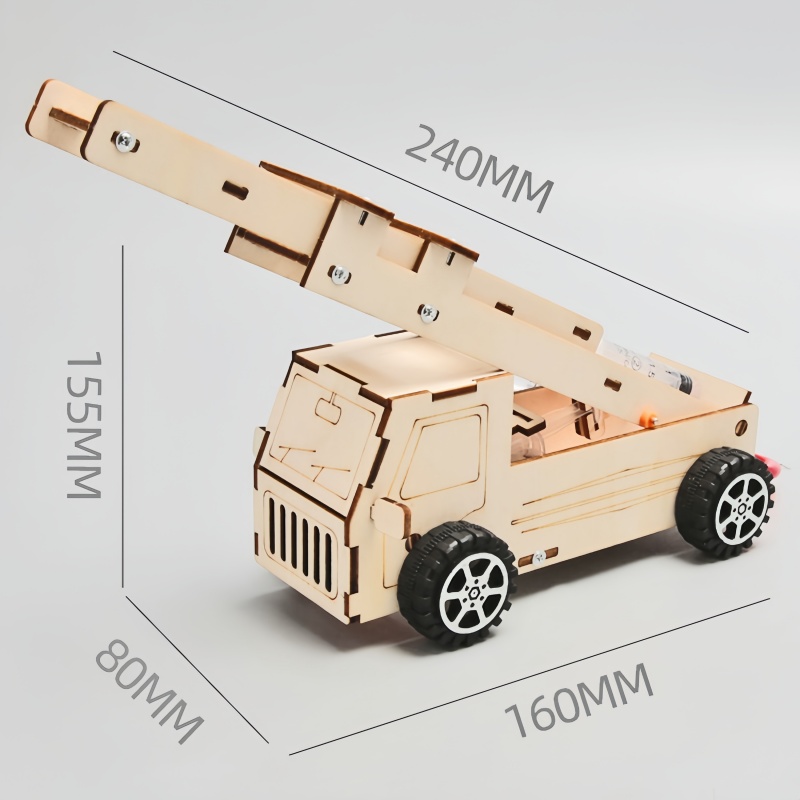 DIY Wood Ladder Fire Truck Mod - Kids Education Yes review and price