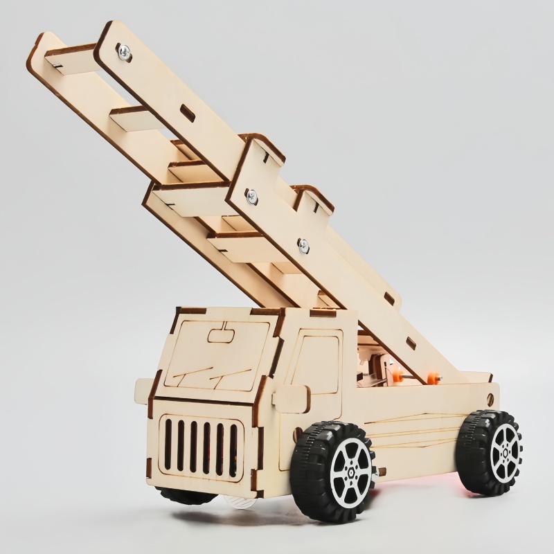 DIY Wood Ladder Fire Truck Mod - Kids Education Yes review and price