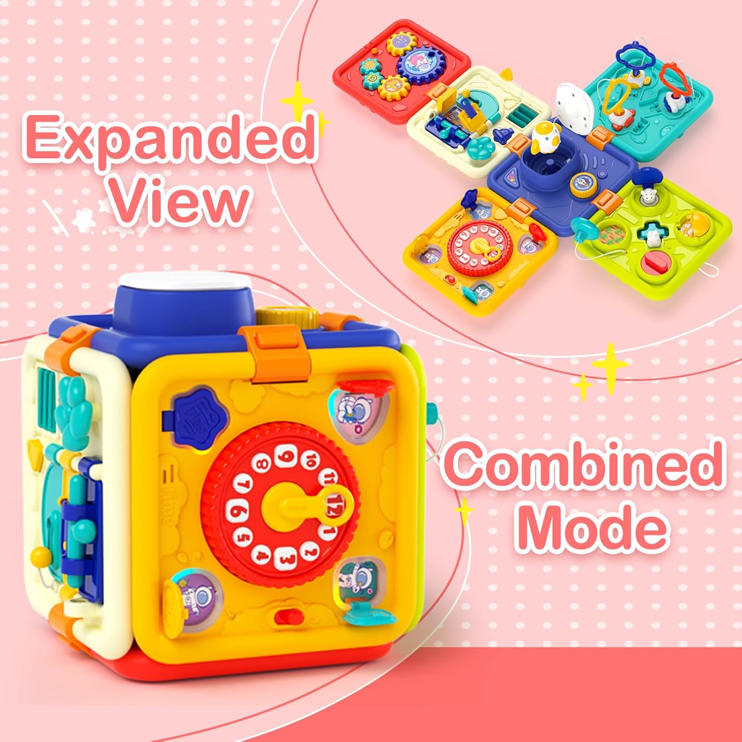 1Pc 6-in-1 Montessori Busy Boa - Kids Education Yes review and price