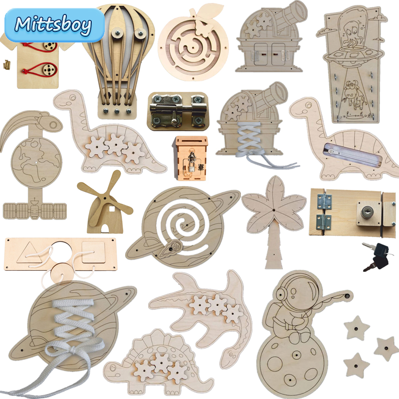 Montessori Busy Board Accessor - Kids Education Usa review and price