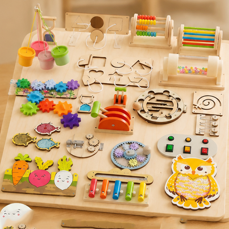 Premium Montessori Busy Board  - Kids Education Usa review and price