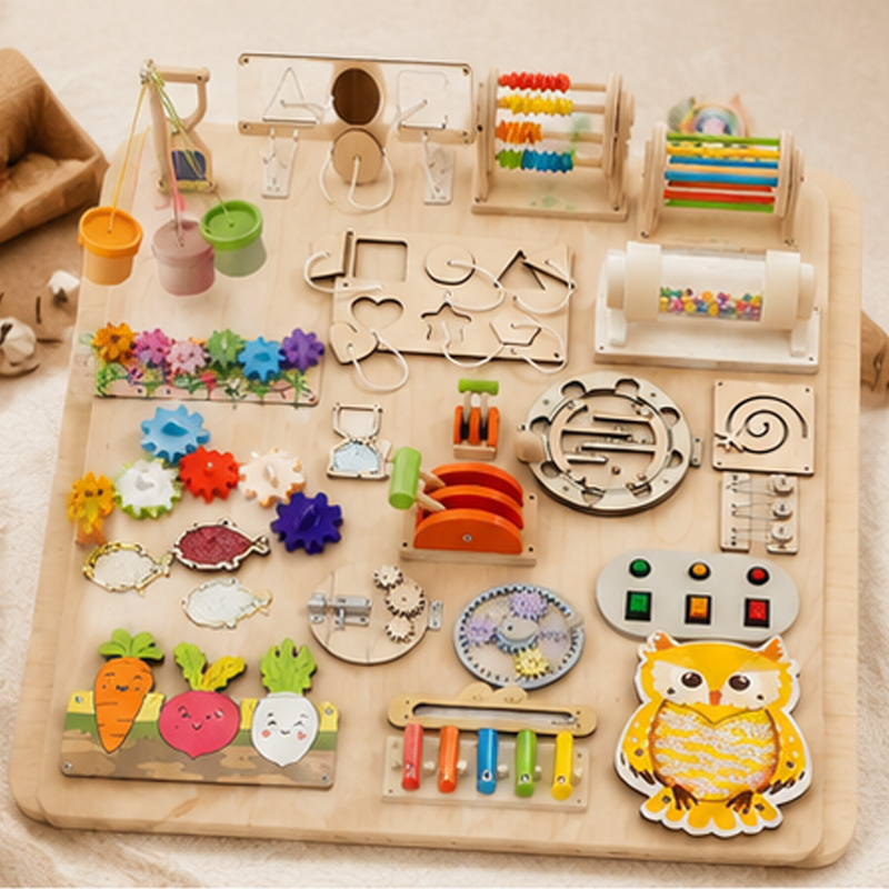 Premium Montessori Busy Board  - Kids Education Usa review and price